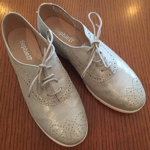 Sophie17 Shoes - sparkly silver shoes